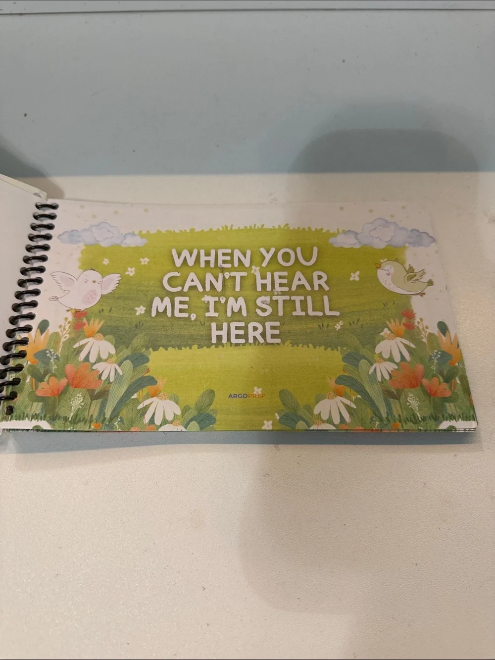 Love You Spiral book  - Green Floral Cover